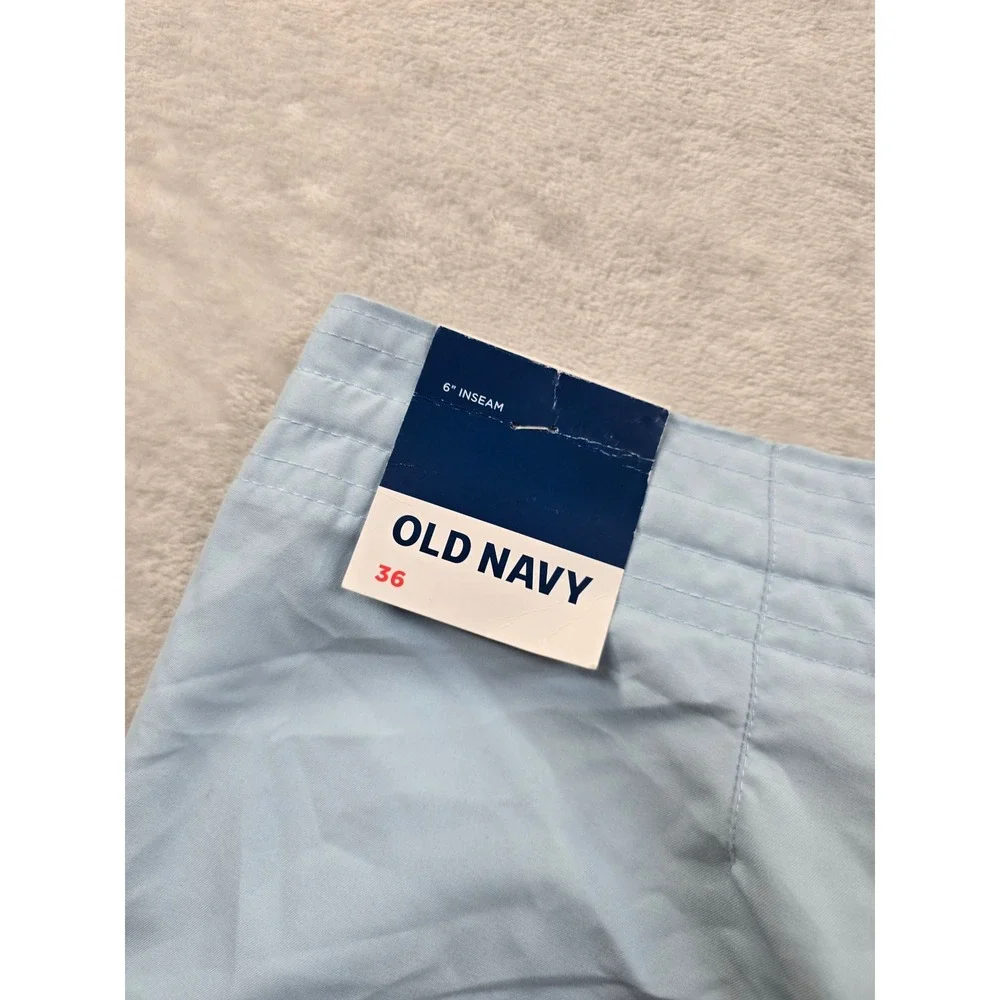 Old‎ Navy Board Shorts Mens 36 Light Blue 6